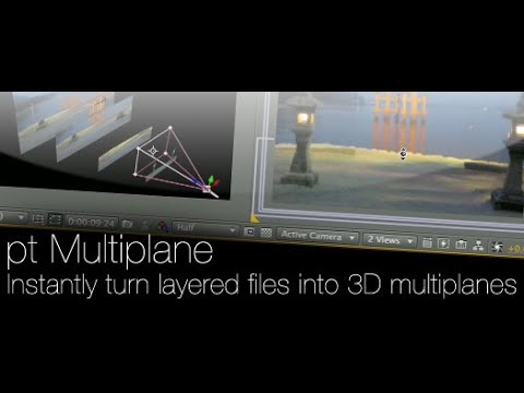 【pt_Multiplane】Aeでパララックスアニメーションを簡単に作成できる便利スクリプト
